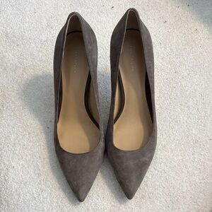 Ann Taylor Elegant Gray Heels